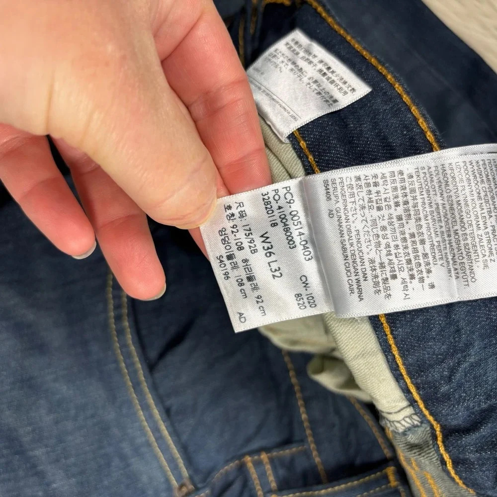 NWT Levi's Men's 35 x 32 Medium Wash 514 Straight Leg‎ Jeans Classic